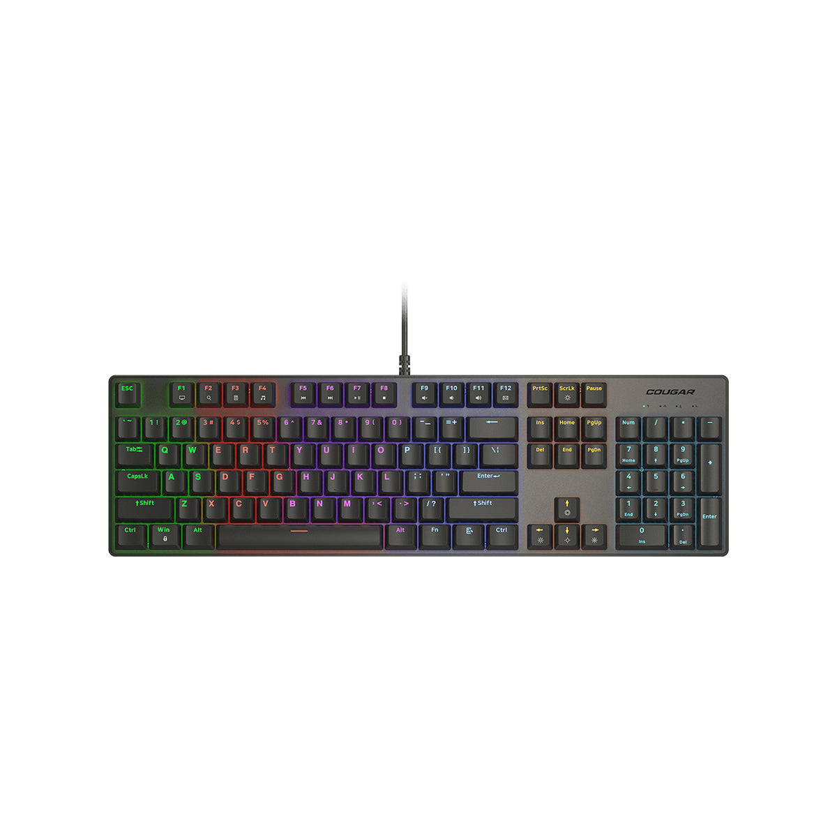 Klawiatura gamingowa COUGAR Ultimus EXRGB USB czarna