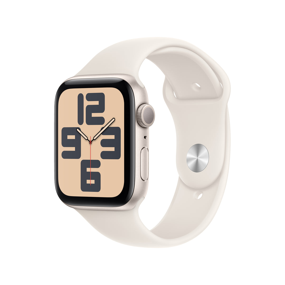 Apple Watch SE 2024 Starlight Aluminium 40mm z Sport Band
