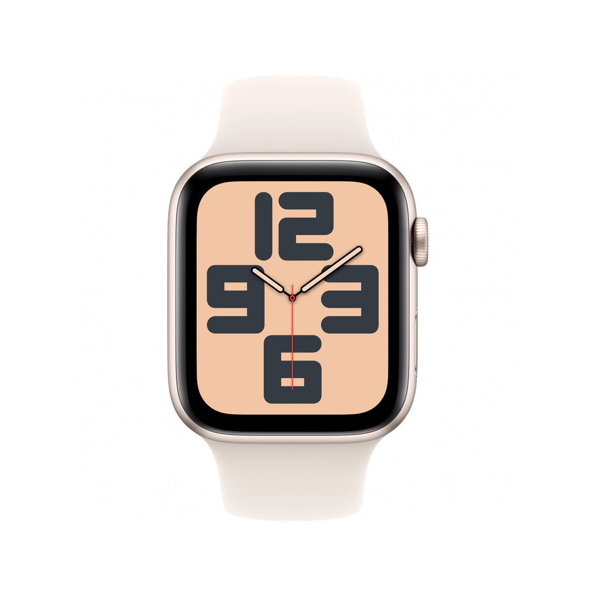 Apple Watch SE 2024, 44mm, Starlight Aluminium, S/M Band
