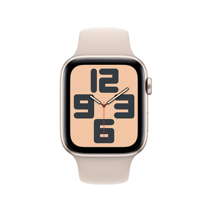 Apple Watch SE GPS 44mm Starlight Aluminium Case with Sport Band