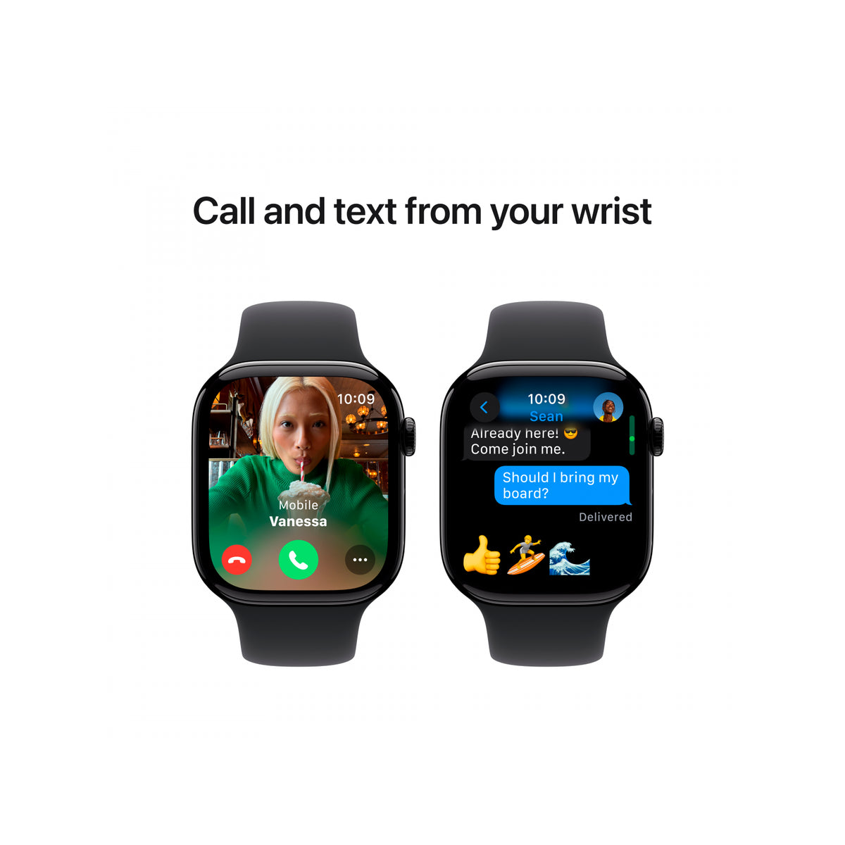 Apple Watch Series 10 GPS 42mm Jet Black z paskiem