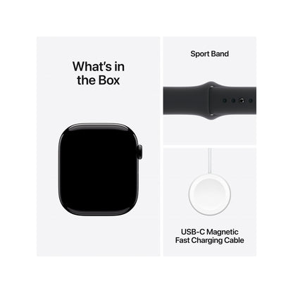 Apple Watch Series 10 GPS Jet Black Aluminium 42mm M/L
