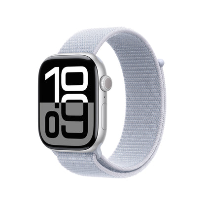 Apple Watch Series 10 GPS 42mm Silver Aluminium Blue Loop