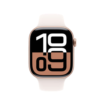 Apple Watch Series 10 GPS Rose Gold 46mm z różowym paskiem