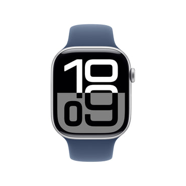 Apple Watch Series 10 GPS 46mm Silver Aluminium Denim Band