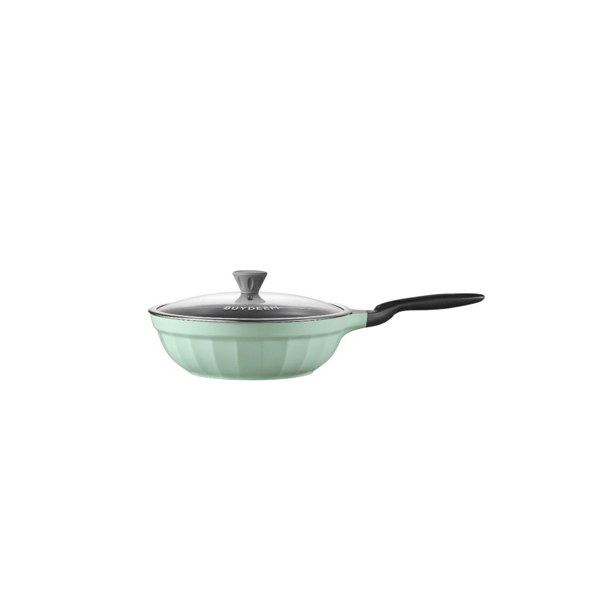 Aluminiowa patelnia BUYDEEM 30 cm w kolorze Cozy Greenish