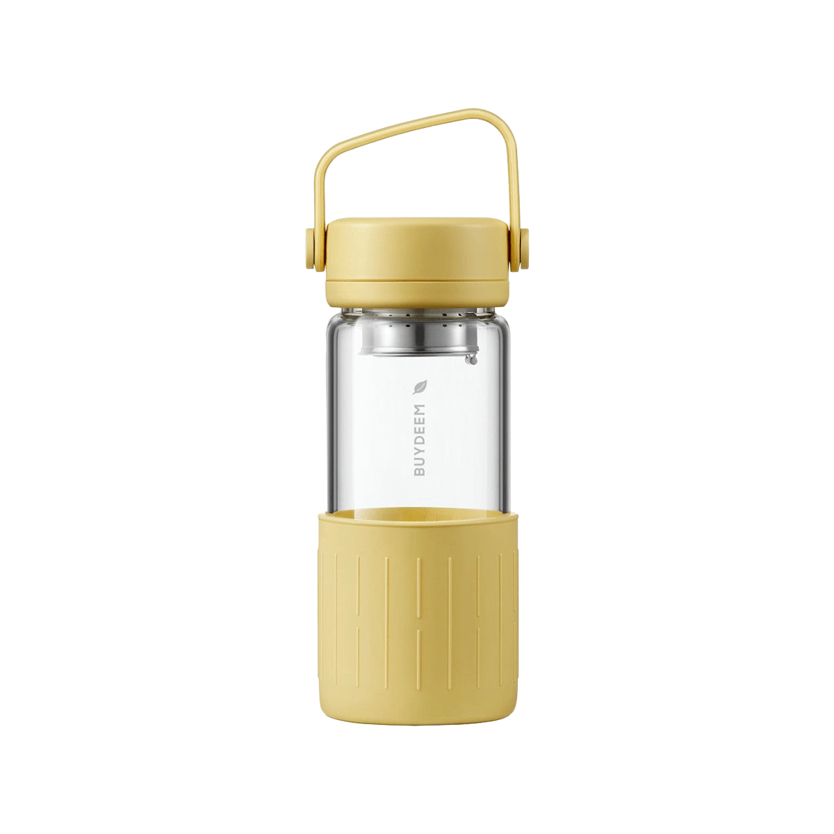 Szklana butelka z zaparzaczem BUYDEEM Mellow Yellow 300ml