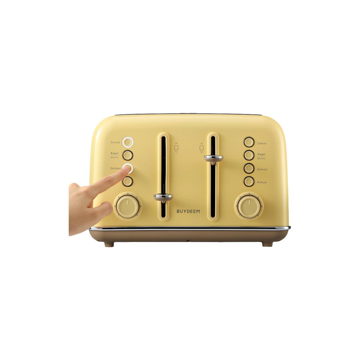 Toster BUYDEEM DT640E Mellow Yellow na 4 kromki (4)