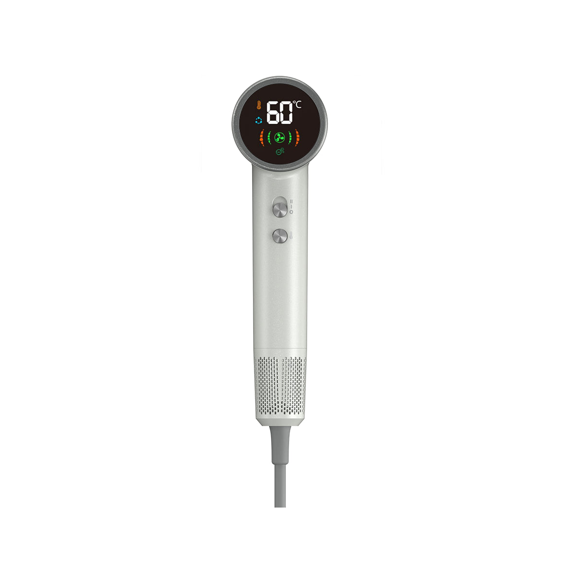 Biała suszarka AENO HD4 1500W, LCD, 6 trybów.