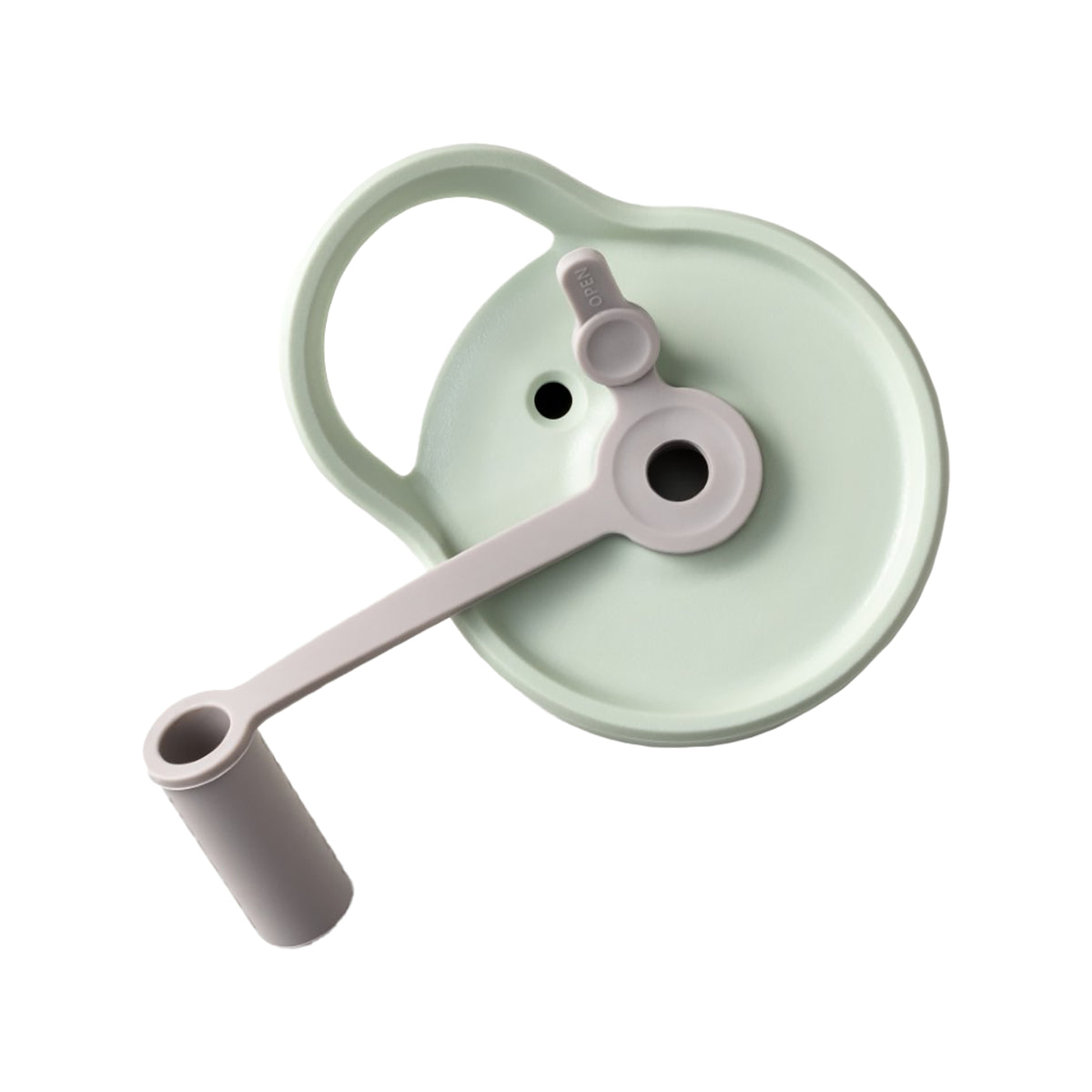 Szklana butelka ze słomką 500 ml Cozy Greenish 3