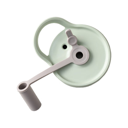 Szklana butelka ze słomką 500 ml Cozy Greenish 3