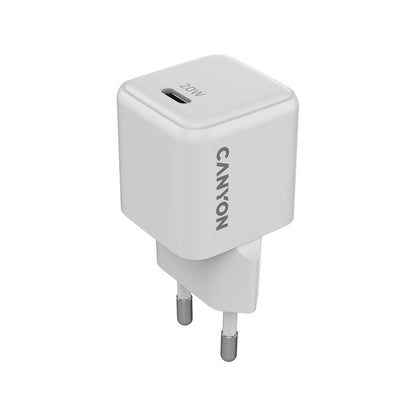 CANYON Ładowarka CU20C GaN 20W 1xPD EU Biała 1