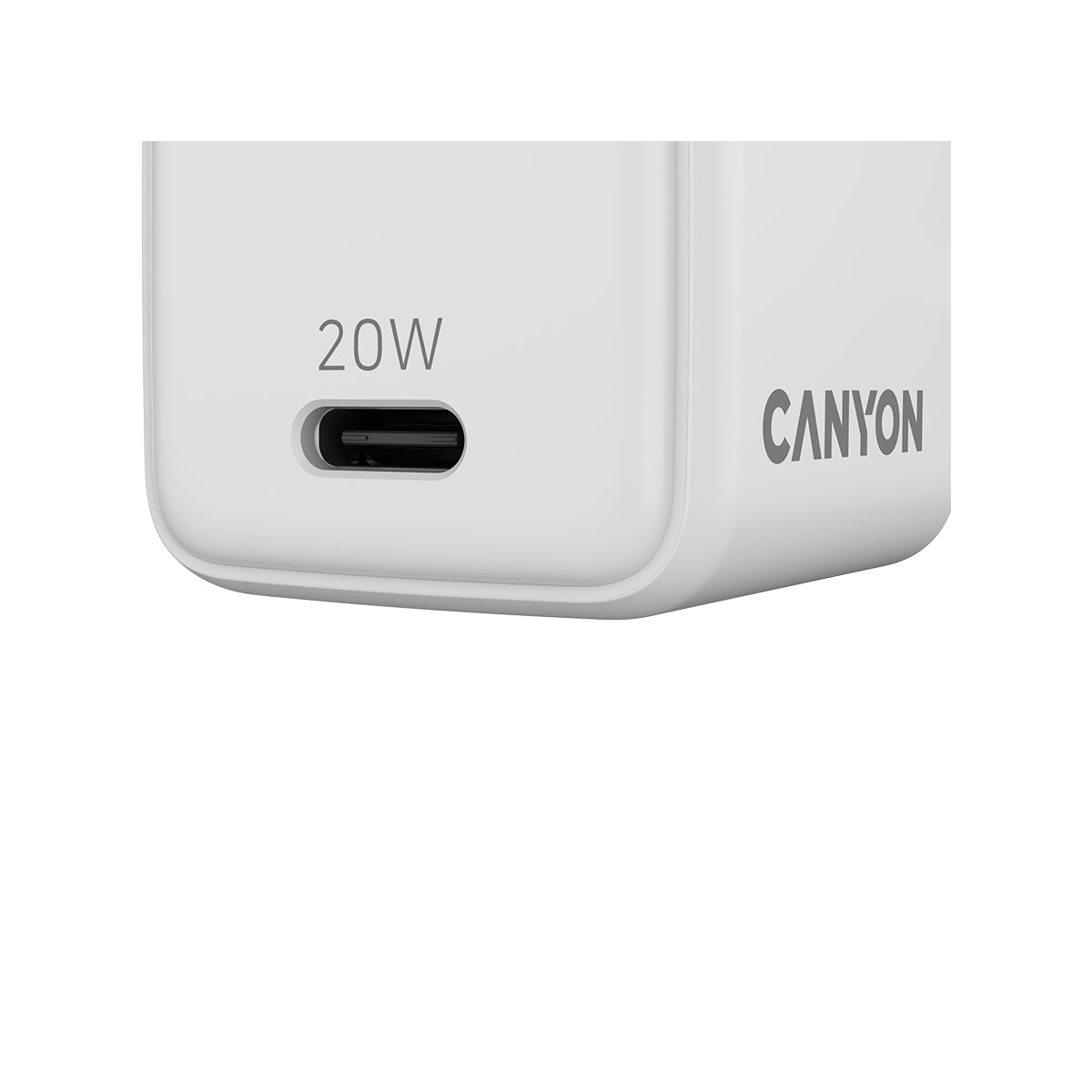 CANYON Ładowarka CU20C GaN 20W 1xPD EU Biała 5