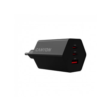 Ładowarka HEXAGON 65W GaN 2xPD 1xQC Czarna 2