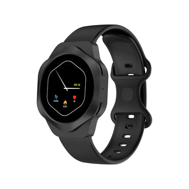 Czarny smartwatch Canyon Hexagon 88, rozmowy Bluetooth