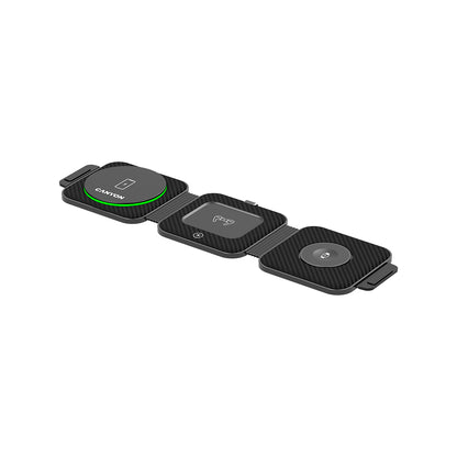 CANYON WS-305 Ładowarka bezprzewodowa 3w1 Czarna 15W