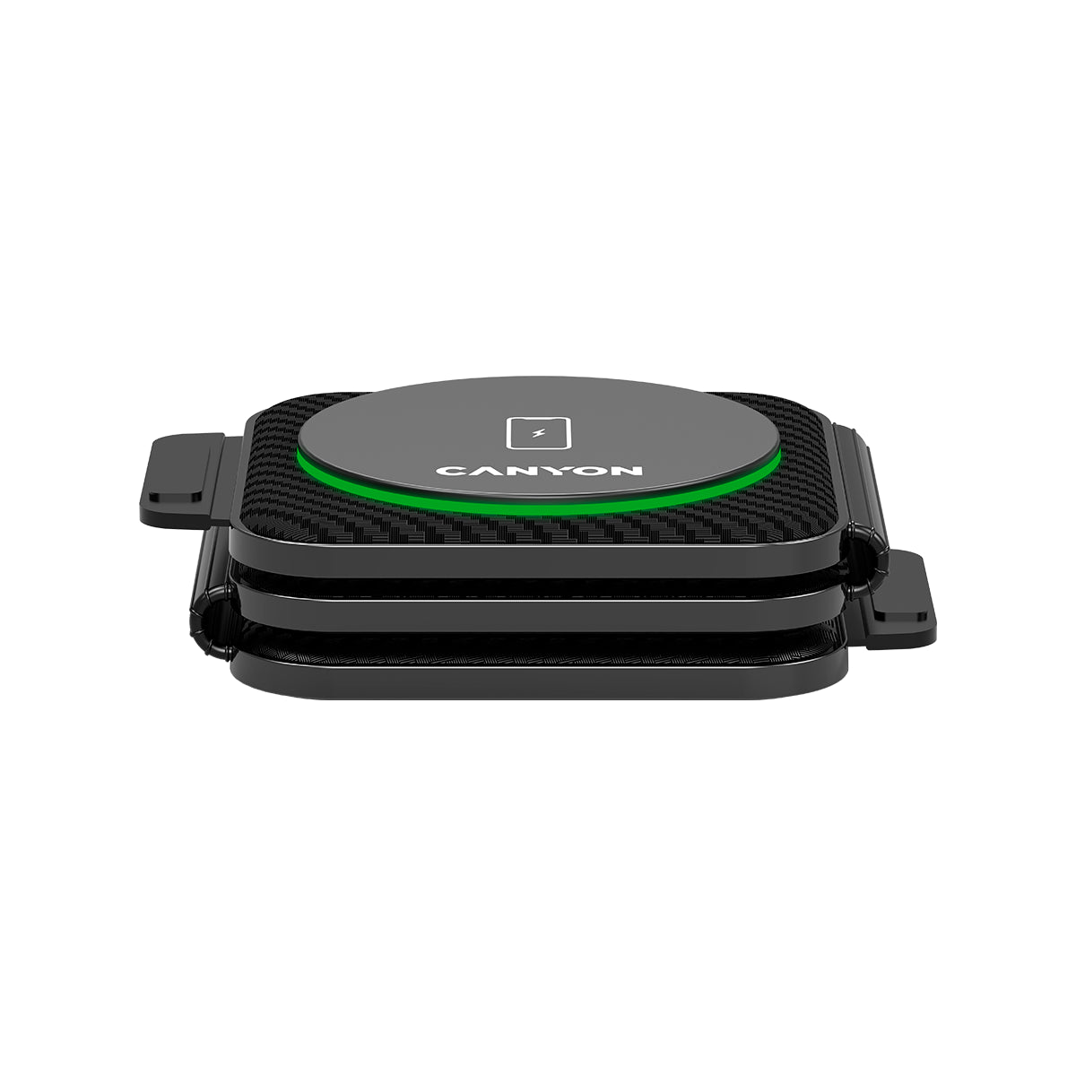 CANYON WS-305 Ładowarka bezprzewodowa 3w1 Czarna 15W (3)