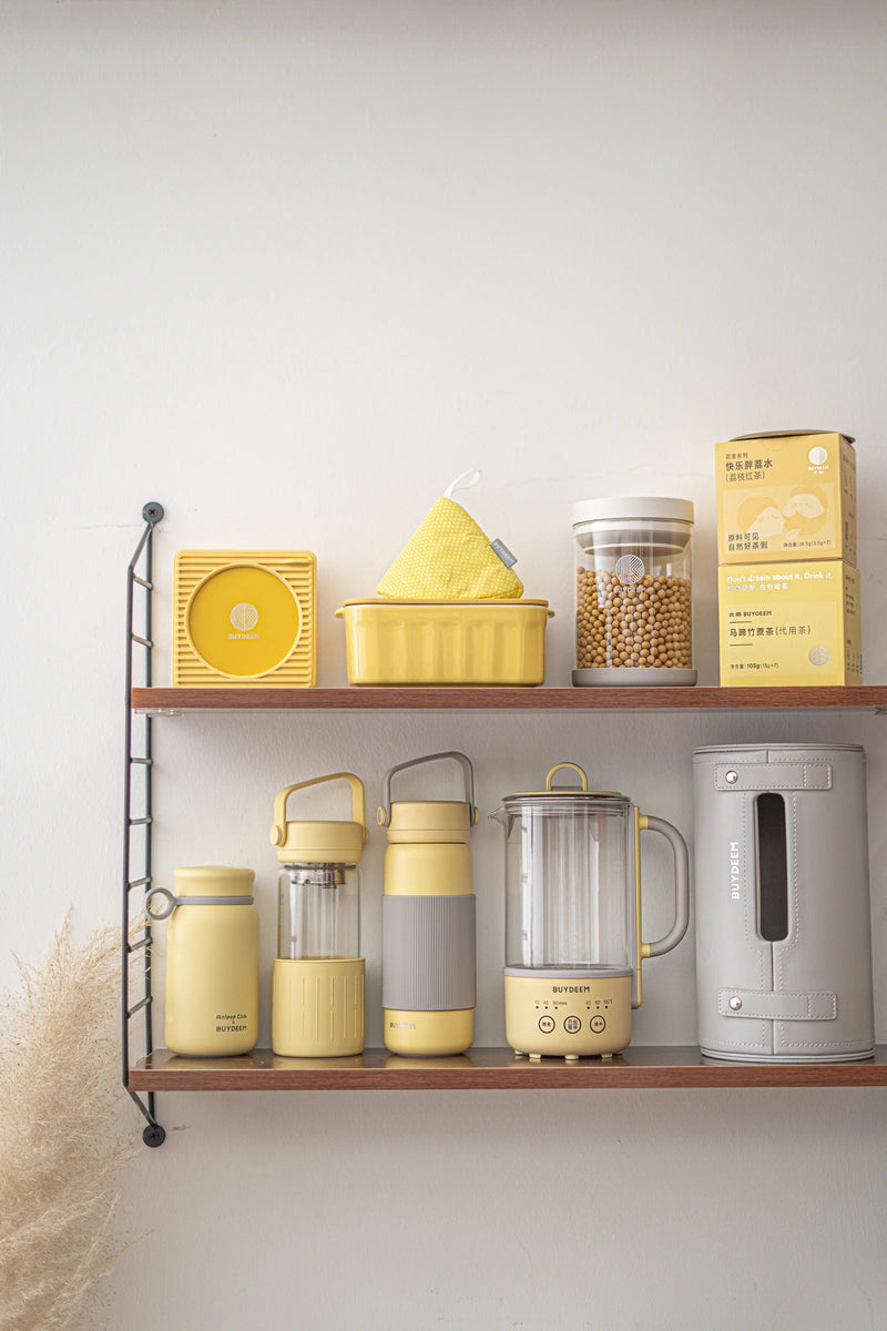 Termos z zaparzaczem Buydeem CD1011 400 ml Mellow Yellow