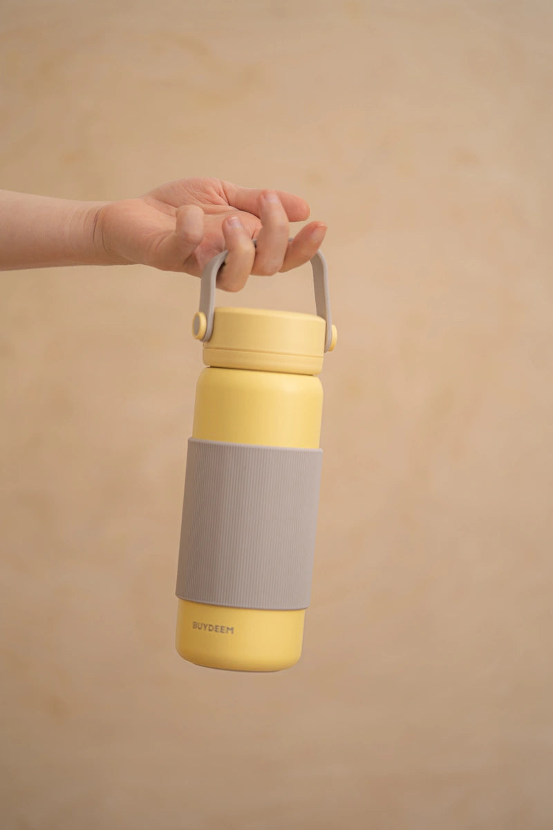 Termos z zaparzaczem Buydeem CD1011 400 ml Mellow Yellow