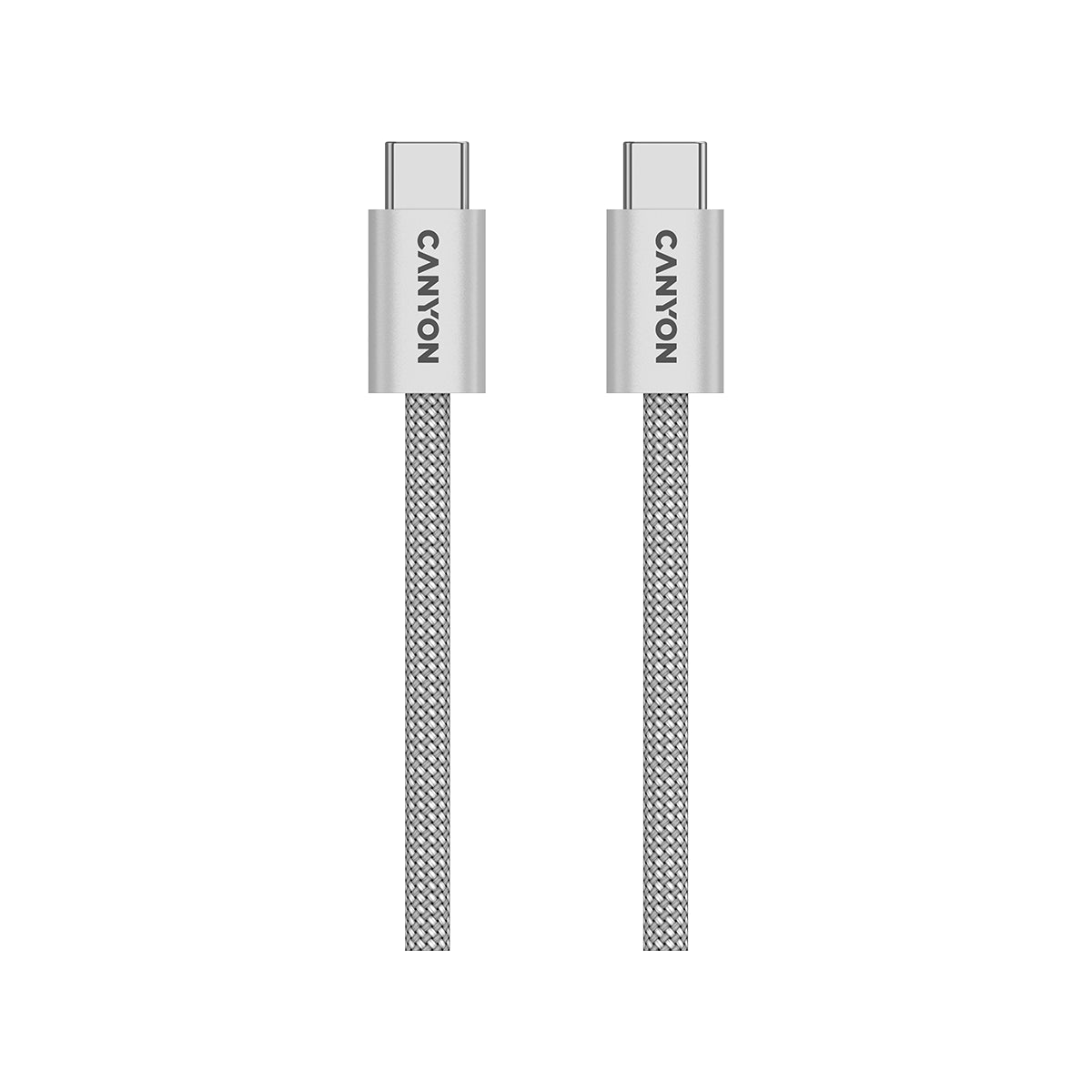 Kabel OnWire 60MG C-C 60W CANYON w kolorze szarym 1
