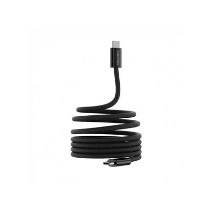 Kabel OnWire 60MG C-C 60W Canyon 1m Czarny - czarny kabel USB C do USB C, długość 1m, moc 60W 2