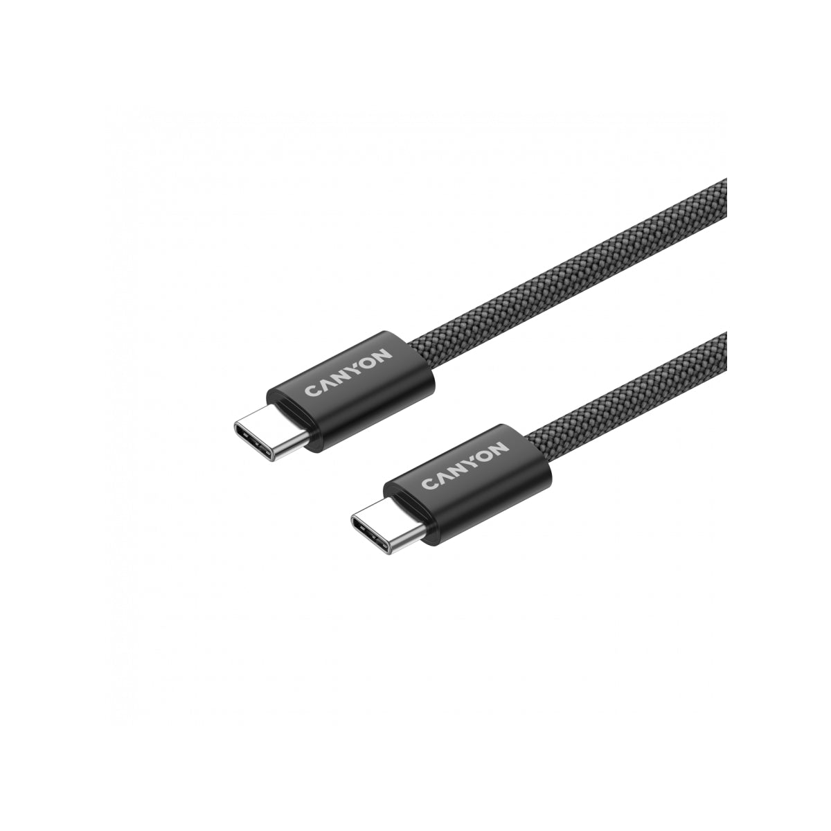 Kabel OnWire 60MG C-C 60W Canyon 1m Czarny - czarny kabel USB C do USB C, długość 1m, moc 60W 3