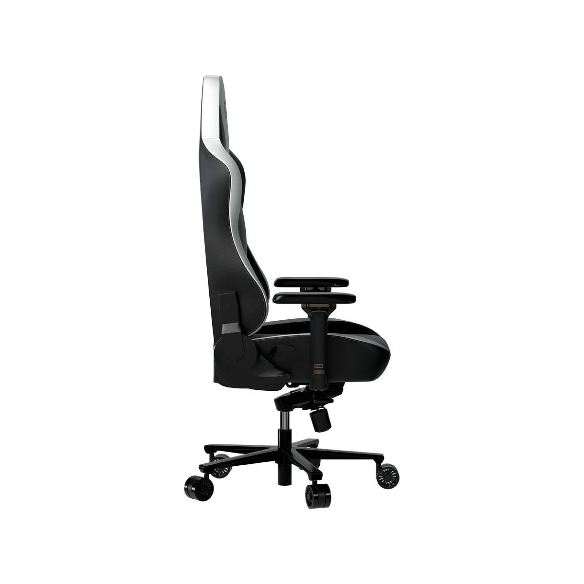 Fotel gamingowy LORGAR Base 311 czarno-biały.