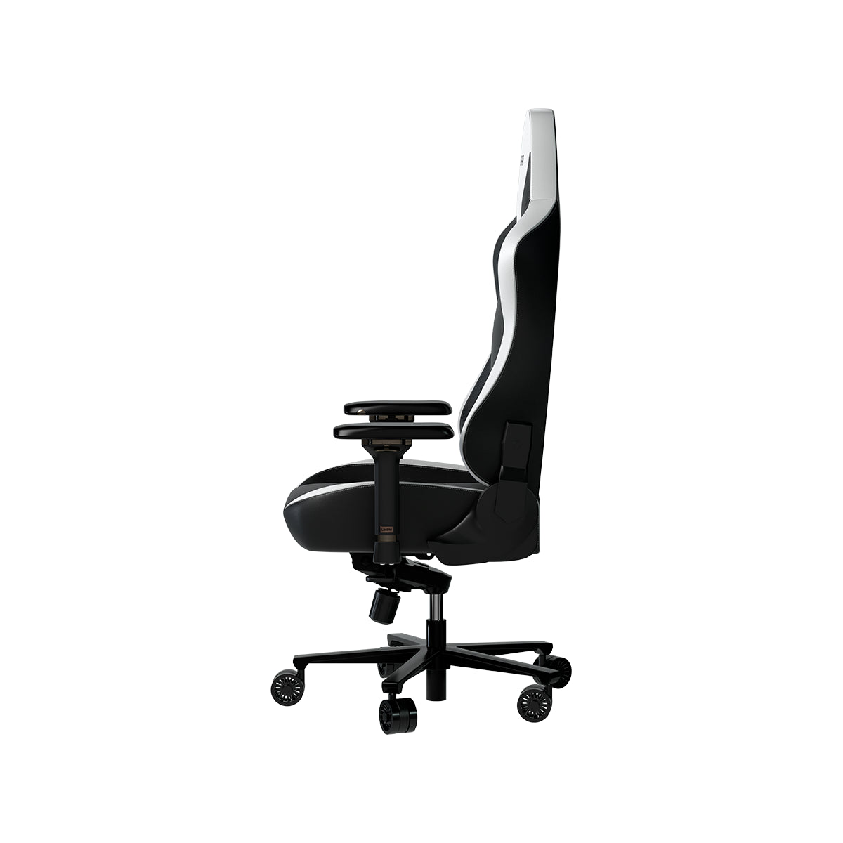 Fotel gamingowy LORGAR Base 311 czarno-biały.