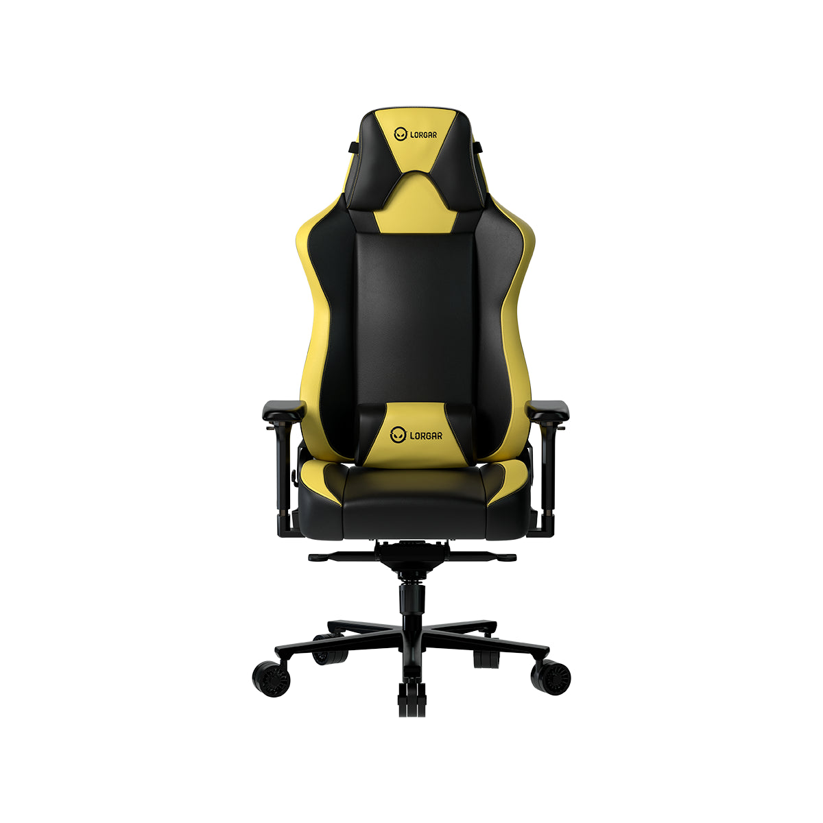 Fotel gamingowy LORGAR Base 311 czarno-żółty