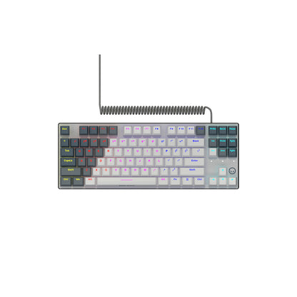 Klawiatura gamingowa LORGAR Azar 514 mechaniczna RGB biała