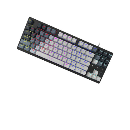 Klawiatura gamingowa LORGAR Azar 514 mechaniczna RGB biała (3)