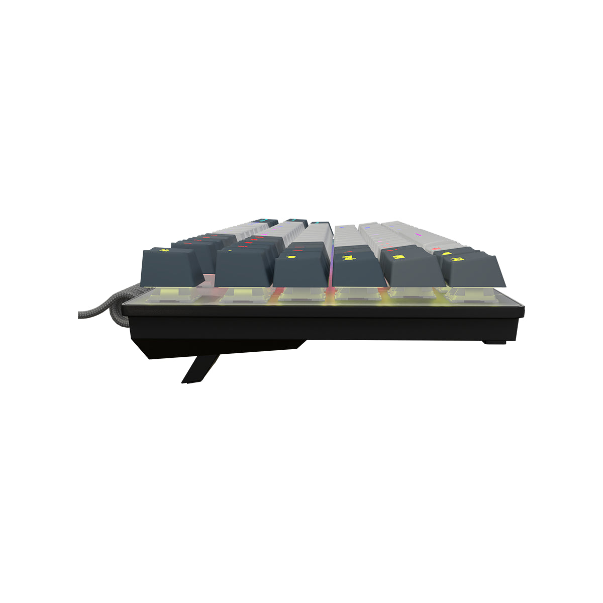 Klawiatura gamingowa LORGAR Azar 514 mechaniczna RGB biała (5)
