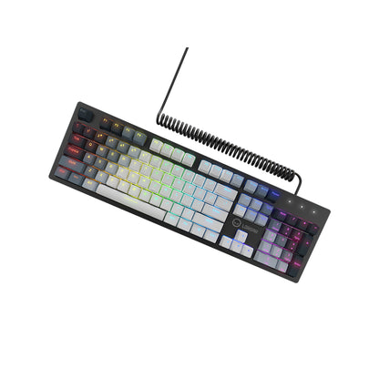 Klawiatura LORGAR Azar 514 RGB przewodowa czarna (3)