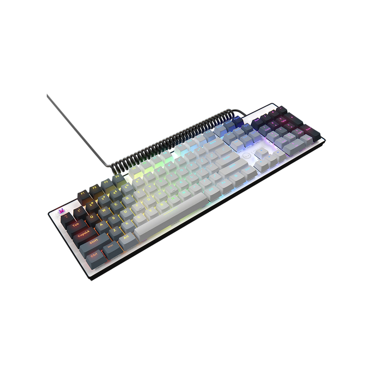 Klawiatura LORGAR Azar 514 RGB przewodowa czarna (4)
