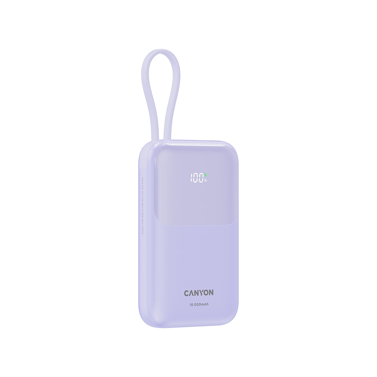 CANYON power bank OnPower 101 10000 mAh Fioletowy 3