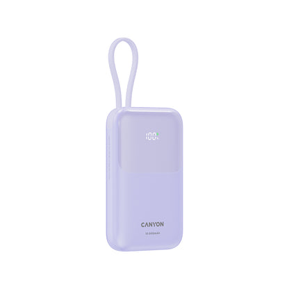 CANYON power bank OnPower 101 10000 mAh Fioletowy 3