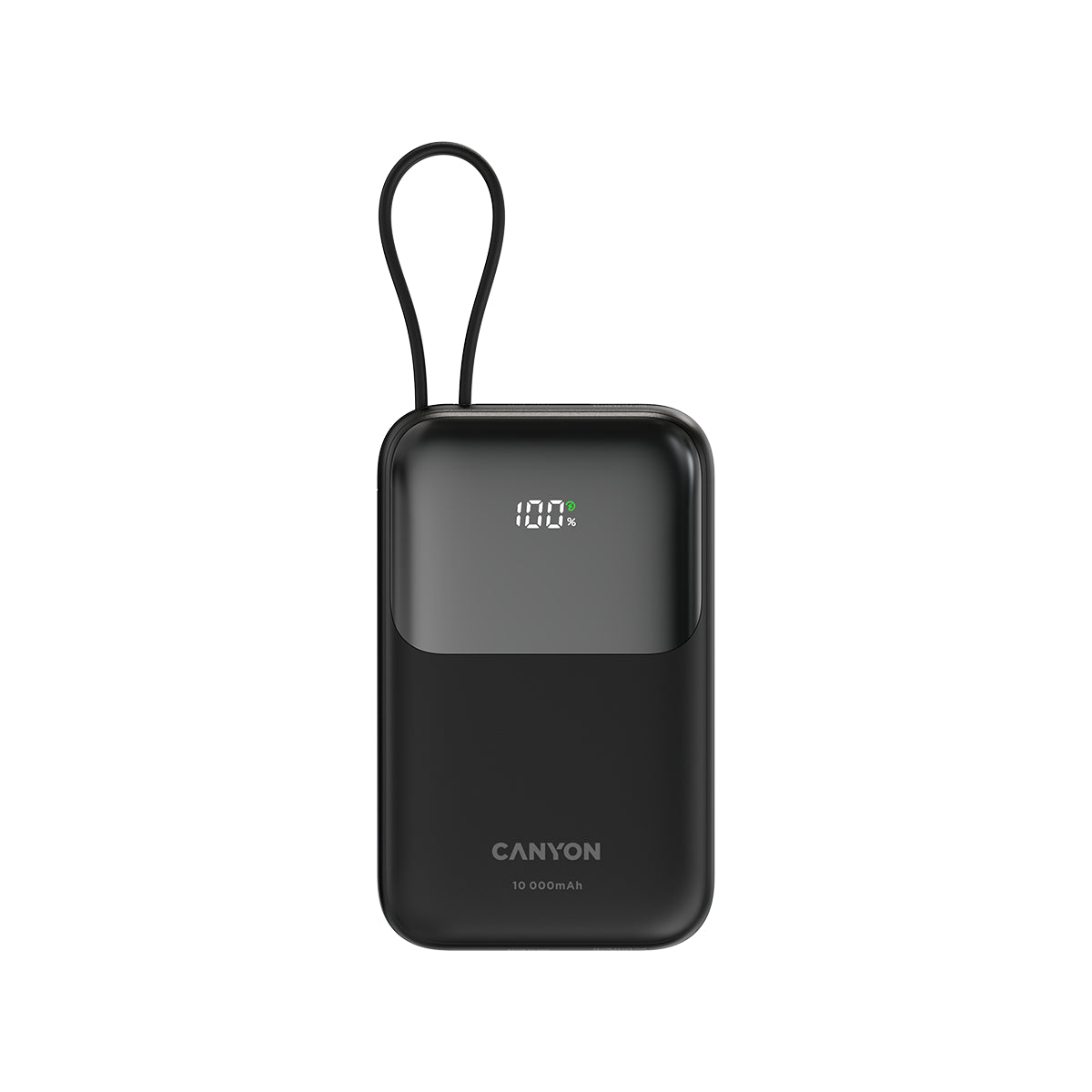 CANYON Powerbank OnPower 101 10000 mAh Czarny z kablem 1