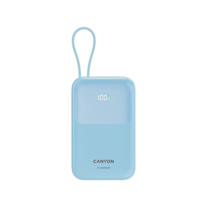 CANYON power bank OnPower 101 niebieski 10000 mAh PD225W 1