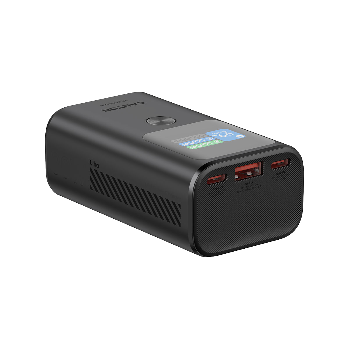 CANYON Powerbank OnPower 130 TFT 10000 mAh ciemnoszary 4