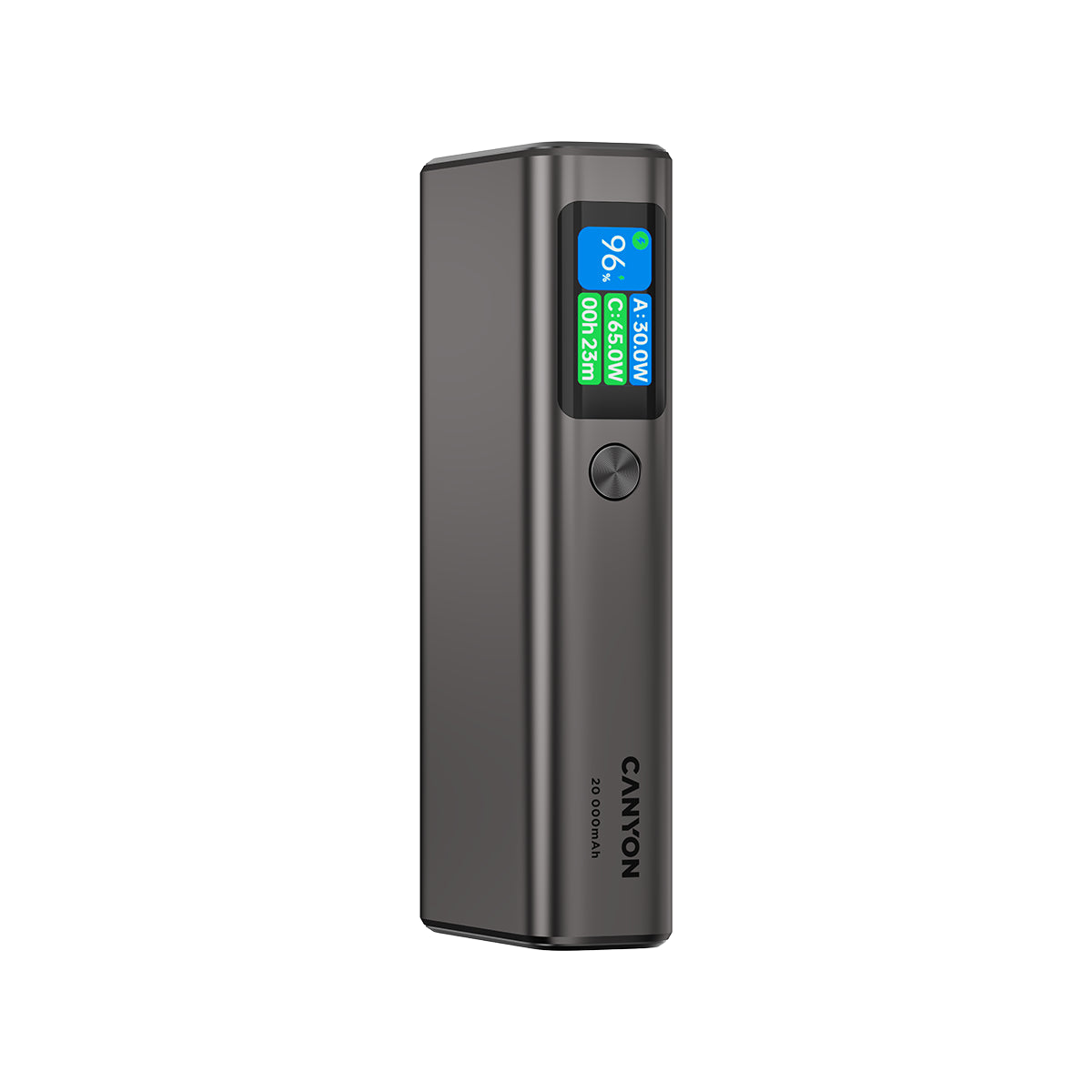 CANYON Powerbank OnPower 230 TFT 20000 mAh PD130W Ciemnoszary 2