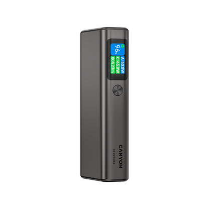 CANYON Powerbank OnPower 230 TFT 20000 mAh PD130W Ciemnoszary 2