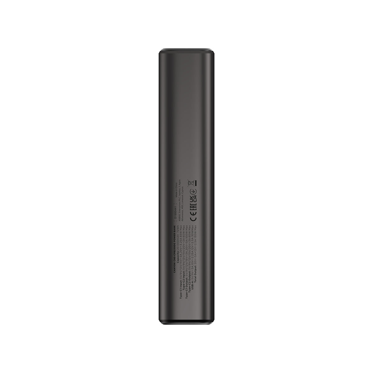 CANYON Powerbank OnPower 230 TFT 20000 mAh PD130W Ciemnoszary 3