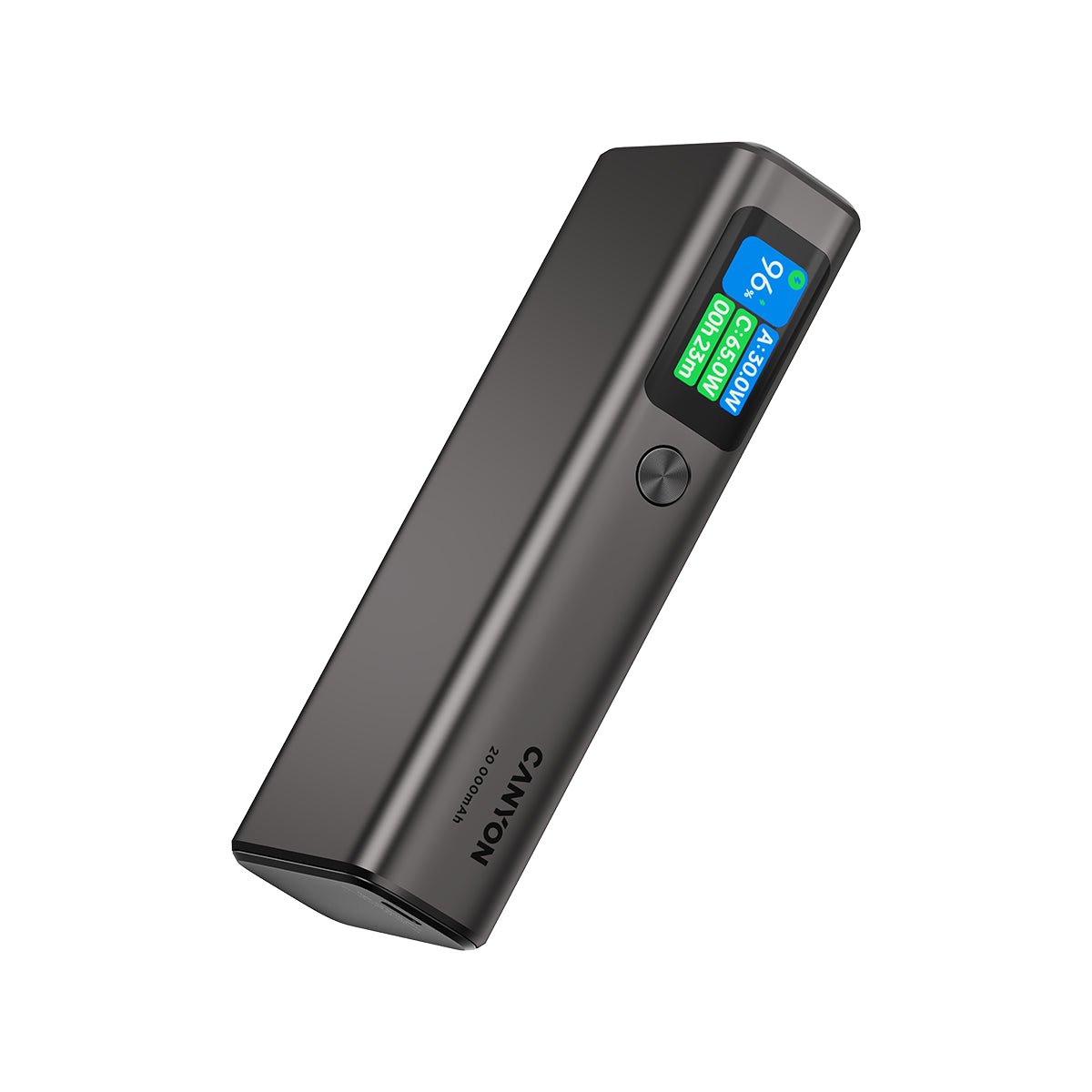 CANYON Powerbank OnPower 230 TFT 20000 mAh PD130W Ciemnoszary 4