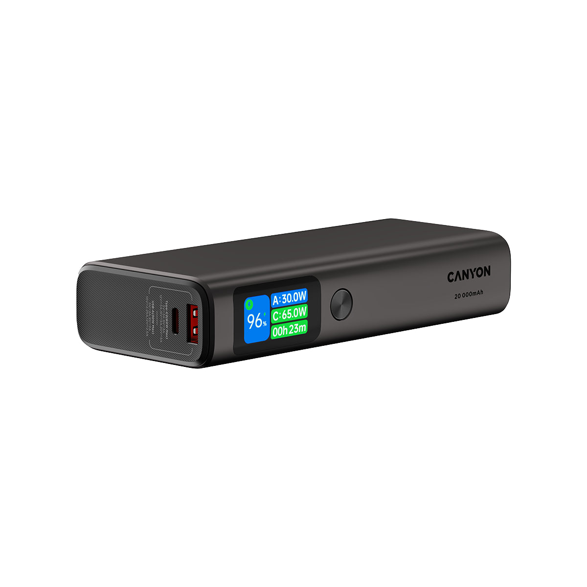 CANYON Powerbank OnPower 230 TFT 20000 mAh PD130W Ciemnoszary 5