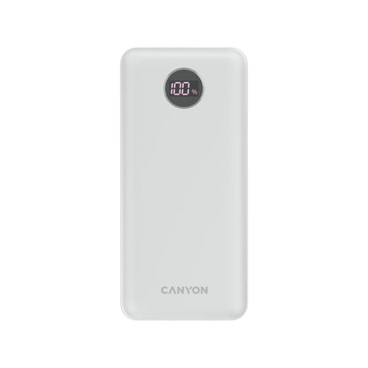 CANYON Powerbank PB-2002 LED 20000 mAh Biały 1