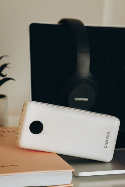 CANYON Powerbank PB-2002 LED 20000 mAh Biały 11