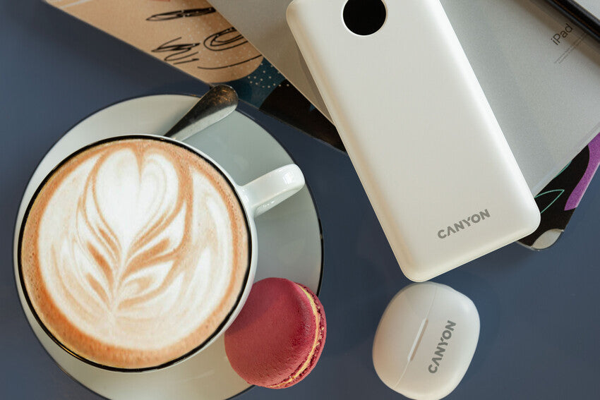 CANYON Powerbank PB-2002 LED 20000 mAh Biały 7