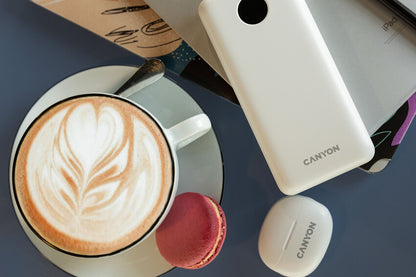 CANYON Powerbank PB-2002 LED 20000 mAh Biały 7