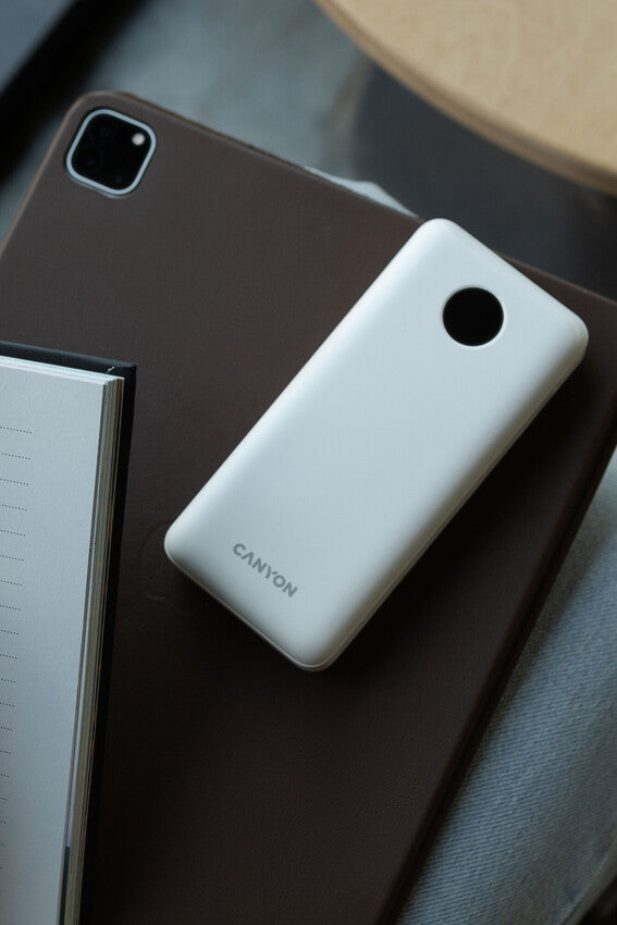 CANYON Powerbank PB-2002 LED 20000 mAh Biały 10
