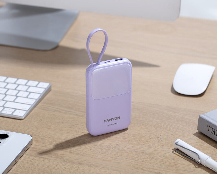 CANYON power bank OnPower 101 10000 mAh Fioletowy 6